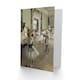 image 2 of Ballerinas Edgar Degas Painting The Ballet Class Art Card