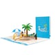 image 1 of Beach Bliss 3D Summer Pop Up Greeting Card