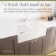 image 4 of Balterley Fireclay Double Bowl Butler Kitchen Sink - Full Weir with Mono Mixer Tap & Wastes, Ceramic Kitchen Sink & Tap | White | White
