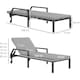 image 4 of Set of 2 Malibu Rattan Sun Loungers - Grey