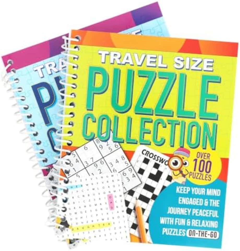 image 1 of Puzzle Books Collection Set of 2 Crossword, Sudoku & Word Search (Puzzle)