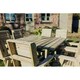 image 3 of Ergo 8 Seater Square Table Set - L149 x W149 x H77 cm - Minimal Assembly Required - Set of Waterproof Cushions Included