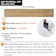 image 5 of NOVECRAFTO Self Adhesive Vinyl Floor Planks – Peel & Stick Flooring – Honey Oak Timber Touch Effect – Easy DIY Installation – Durable & Waterproof Tiles Brown | 5 sqm