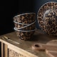 image 2 of OHS Summer Print Plastic Picnic Bowls Set of 4 Lightweight Outdoor