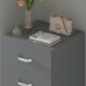 image 4 of FWStyle Tunis 5 Drawer Tallboy Slim Chest Of Drawers - Matt Grey