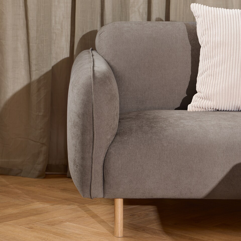 image 1 of Westham 2.5 Seater Sofa in Dusty Brown Fabric