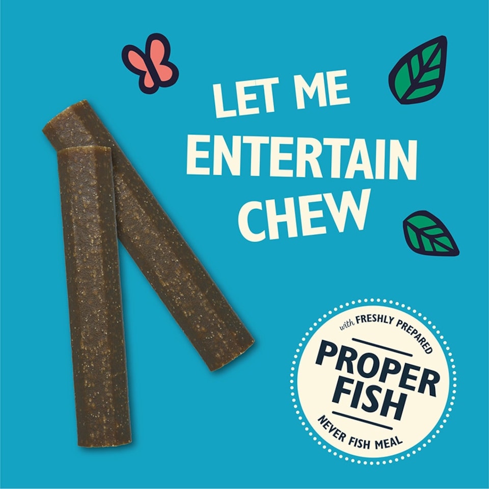 image 1 of Lily's Kitchen Dog Chew Sticks With Salmon 120g (Pack of 10)