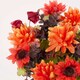image 8 of Homescapes Artificial Foxtail Autumn Flowers in Grave Vases, Set of 2