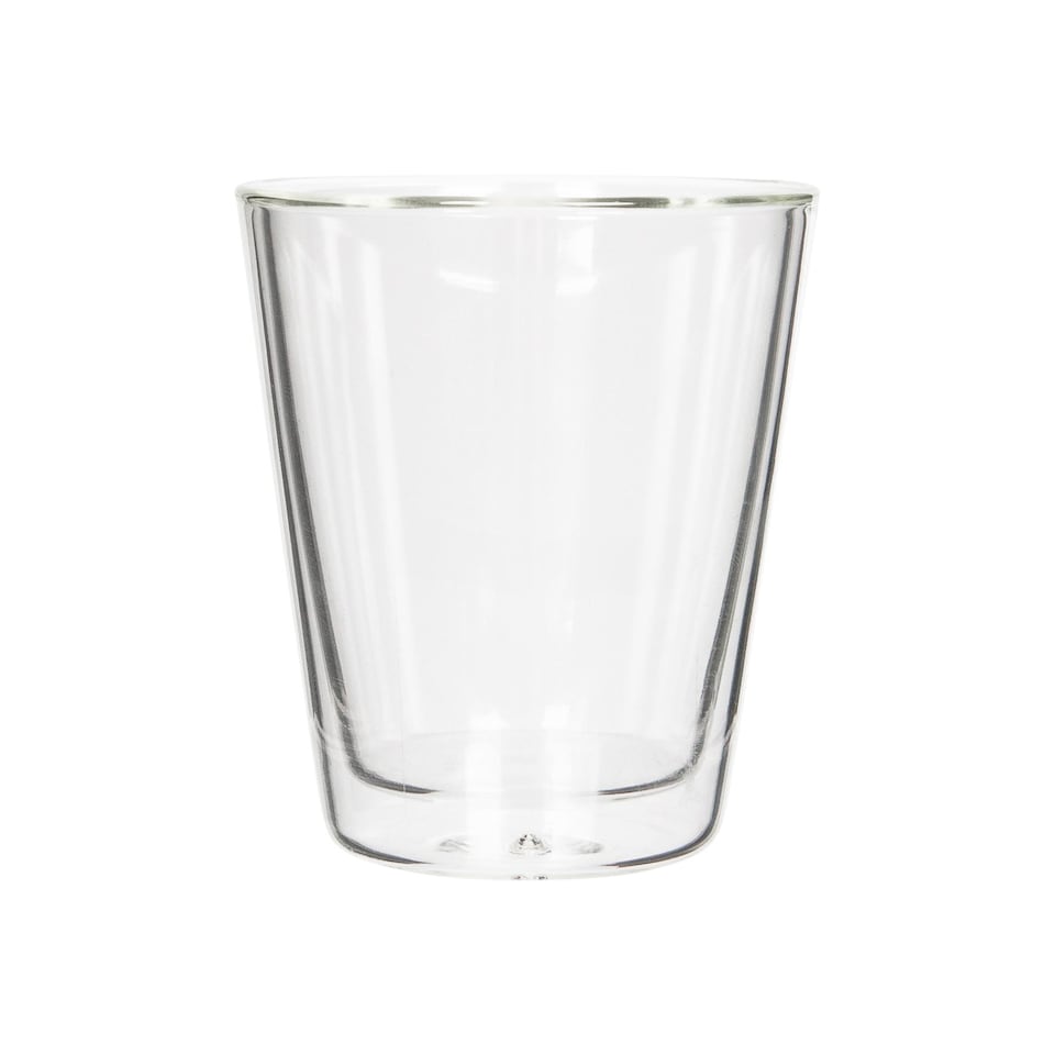 image 1 of Rink Drink Double-Walled Glasses Set - 200ml - Pack of 6 | Clear | Clear