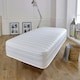 image 1 of Straight Line Hybrid Mattress - Memory Foam & Spring Support White | Single
