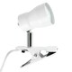 image 4 of ValueLights Adjustable Clamp On Desk Lamp Spotlight In Gloss White Finish