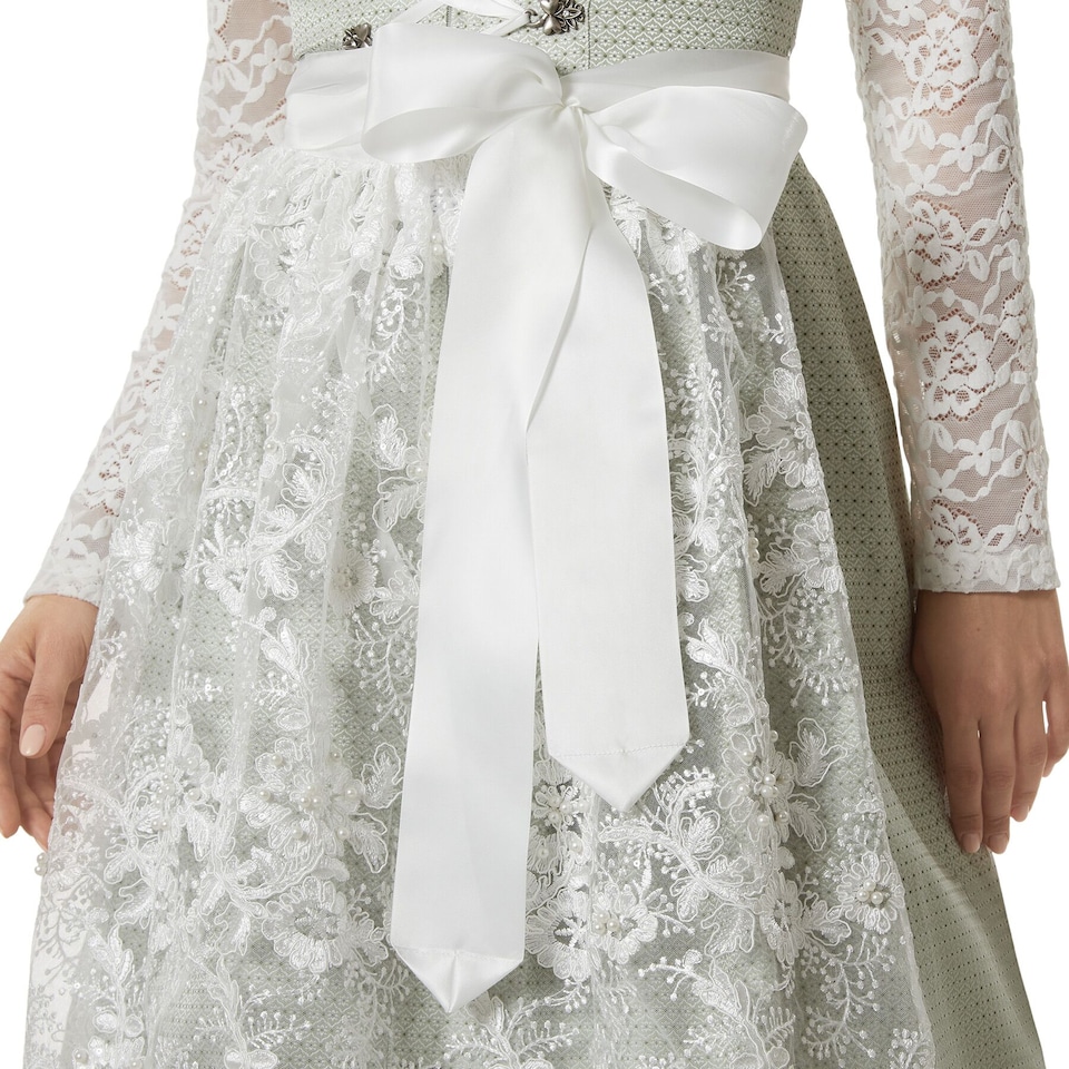 image 1 of Midi-Dirndl Klara Womens Oktoberfest Fancy Dress Costume | Green | mint | 1