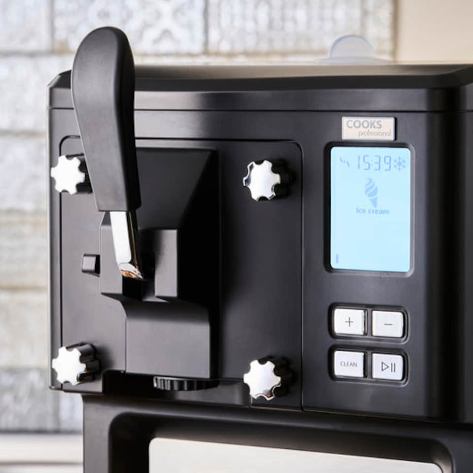 image 1 of Cooks Professional Luxury Soft Serve Ice Cream Maker with 6 x 1L Ice Cream Mix