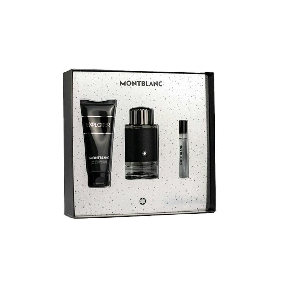 Mont Blanc Explorer Gift Set 100ml EDP-S + 7.5ml EDP-S + 100ml Shower Gel