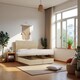 image 1 of Emily End Opening Ottoman & Orthopaedic Mattress + 24" Headboard