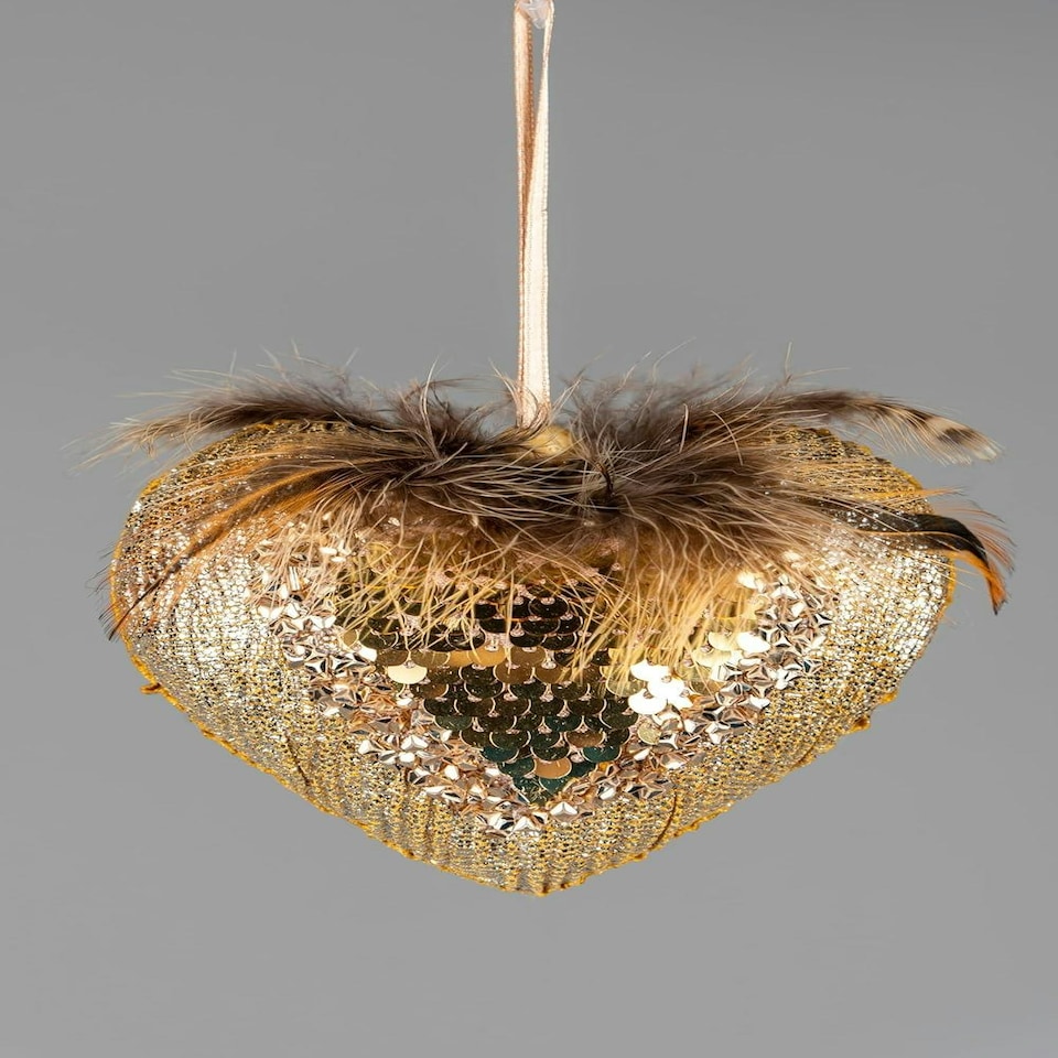image 1 of 3pcs Gold Hearts (10cm)