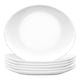 image 1 of Bormioli Rocco Prometeo Oval Glass Steak Plates - 32cm - White - Pack of 6 | White | White