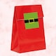 image 4 of Christmas Elf Belt Square Stickers 65mm - Sheet of 12