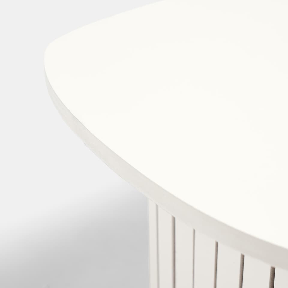 image 1 of OHS Madison Ribbed Long Coffee Table Living Room Office