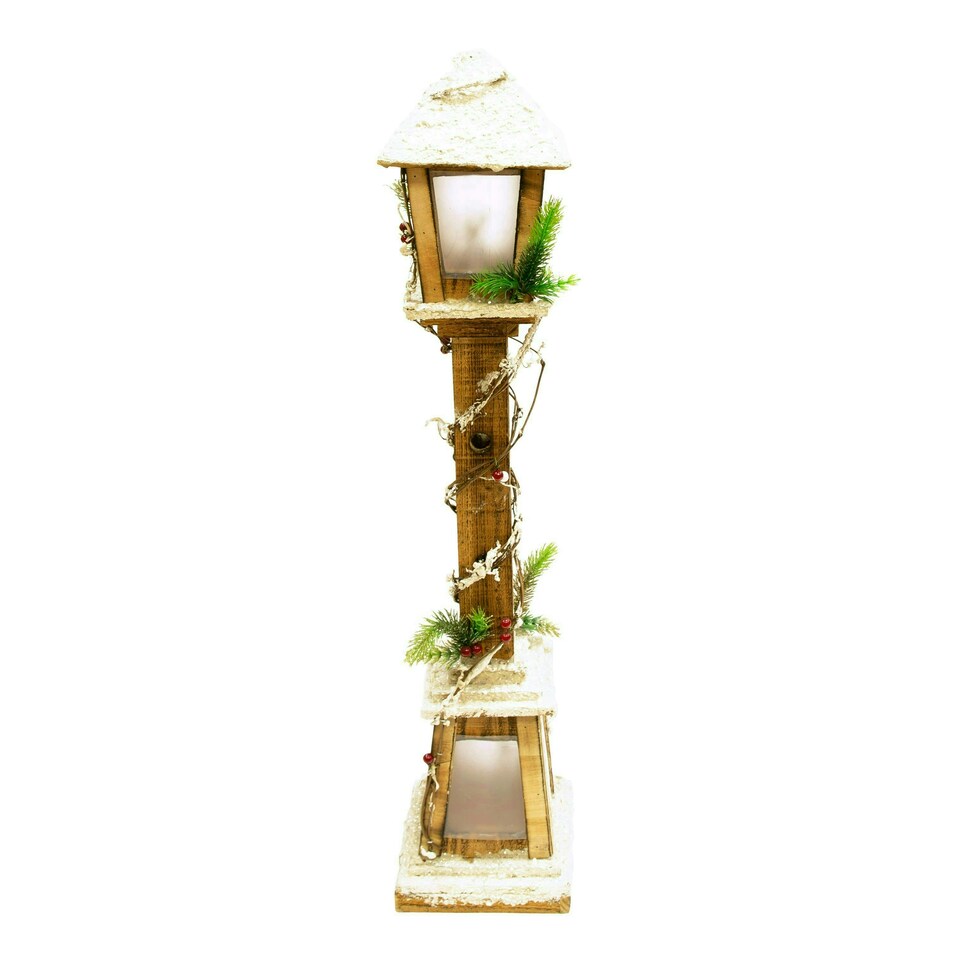 image 1 of The Christmas Workshop 71200 Snow Topped Wooden Lamppost