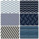 image 2 of Geometric Nautical Collection (Placemat & Coaster Set)