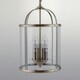 image 1 of Antique Brass 3 Light Lantern Style Pendant Bronze | Clear