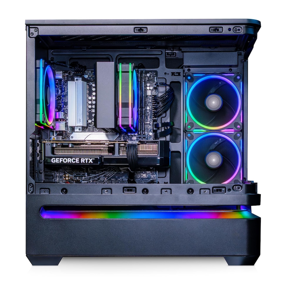 image 1 of ASUS World Cup Edition Gaming PC with Free ASUS 24in Monitor, Ryzen 7 5700X & RTX 5060 Ti 8GB | Windows 11