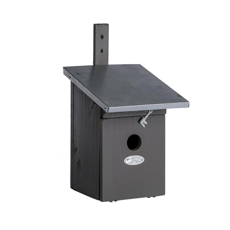 image 1 of Fallen Fruits Great Tit Bird House Grey | Grey