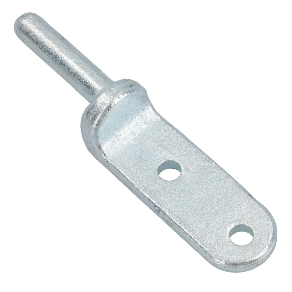 image 1 of 12.5mm Bolt On Gudgeon Tailboard Hinge Pin for Trucks Trailers Zinc Plated 10pc Silver