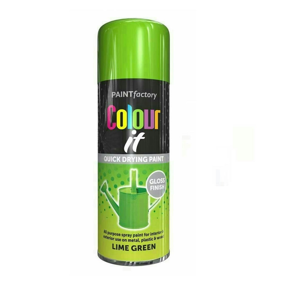image 1 of Primer Spray Paint Aerosol Auto Car Lacquer Wood Metal 400ml | Green