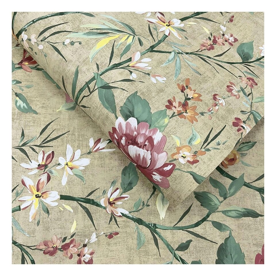 image 1 of Holden Décor Eastern Horizons Oriental Wallpaper - Taupe - 10.05m x 0.52m Brown
