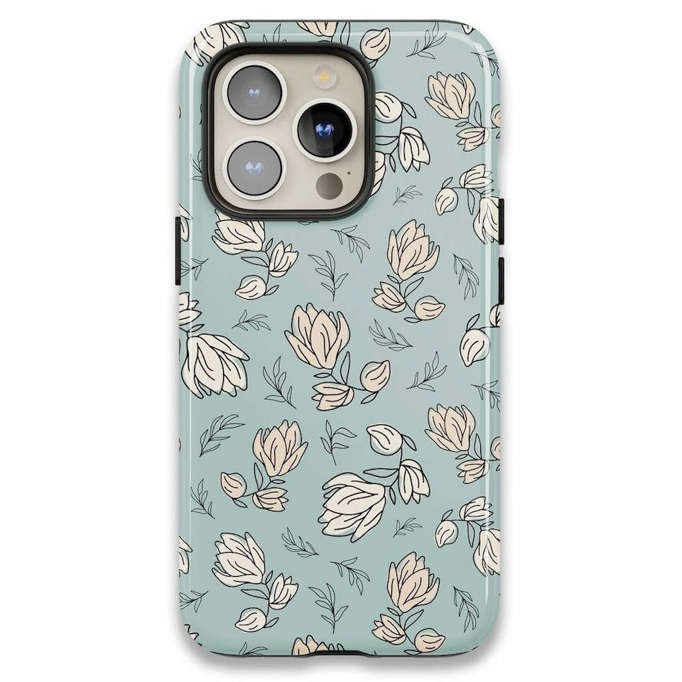 image 1 of Blossoming Phone Case | Blue | Galaxy S25 Ultra
Tough | Galaxy S25 Ultra
Tough