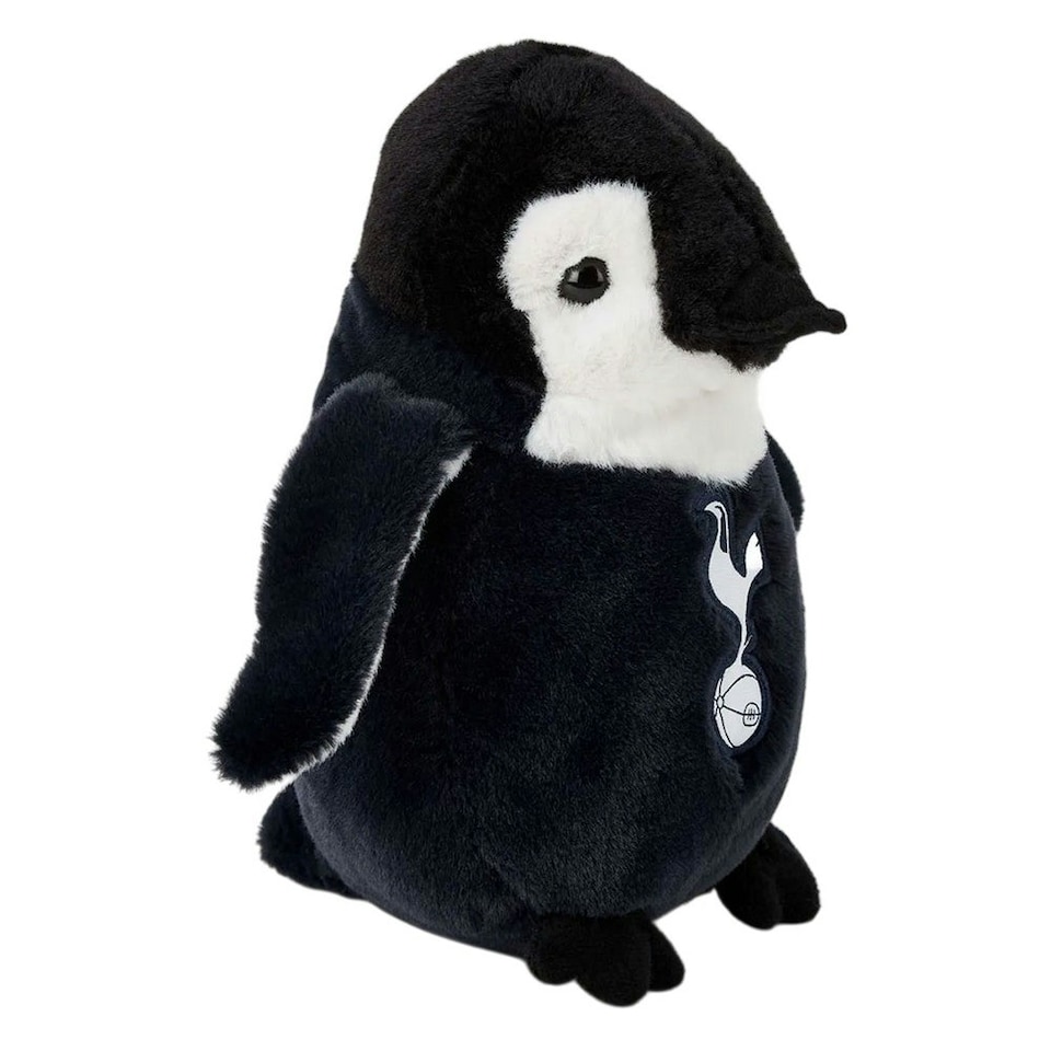 image 1 of Tottenham Hotspur FC Penguin Plush Toy - Black/White - One Size