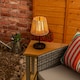 image 3 of ValueLights Brown Outdoor Table Lamp