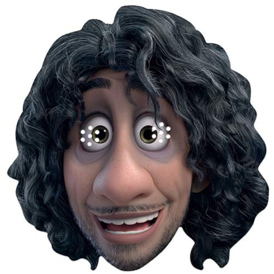 Bruno Encanto Cardboard Face Mask