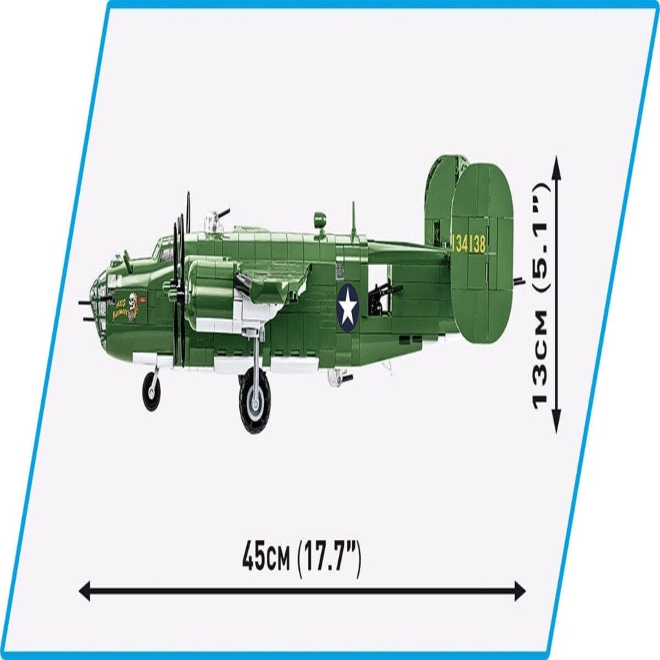 image 1 of Consolidated B-24 D Liberator brick plane model - COBI 5739 - 1445 bricks