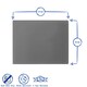 image 3 of Harbour Housewares Glass Kitchen Chopping Board - 50 x 40cm - White - Cutting Board Worktop Saver Worksurface Protector Glass Chopping Board White