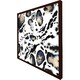 image 3 of Leopard print with blue (Picture Frame) Grey | XL