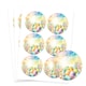 image 1 of Easter Eggs Round Stickers 88mm - Sheet of 6