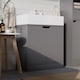image 3 of Bathroom Sink Cabinet with Full Pedestal | Grey | 14 x 32 x 64 | 1