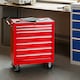 image 2 of Tool Chest - 7 drawers, 4 wheels, central locking Red | Red