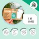 image 1 of Eco Green Living Laundry Sheets, Hypoallergenic Detergent Strips for Washing Machines and Hand Washing 60 Sheets 2 Pack