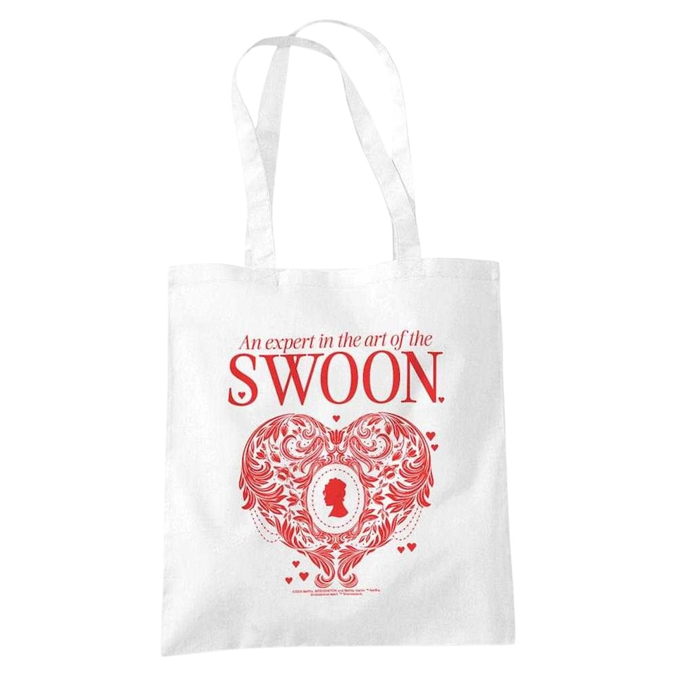 image 1 of Bridgerton The Art Of Swoon Tote Bag | White | White | 1