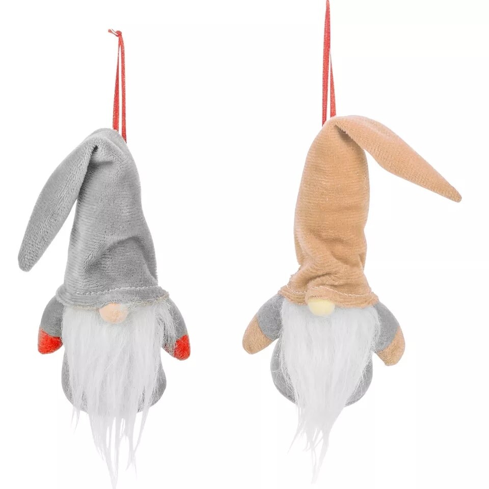 image 1 of Christmas Gnome Ornaments Hanging Decorations