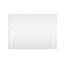 ValueLights Mirror IP44 Bathroom Demister Touch Control LED Strip 50 x 70cm Mirror Light | Silver