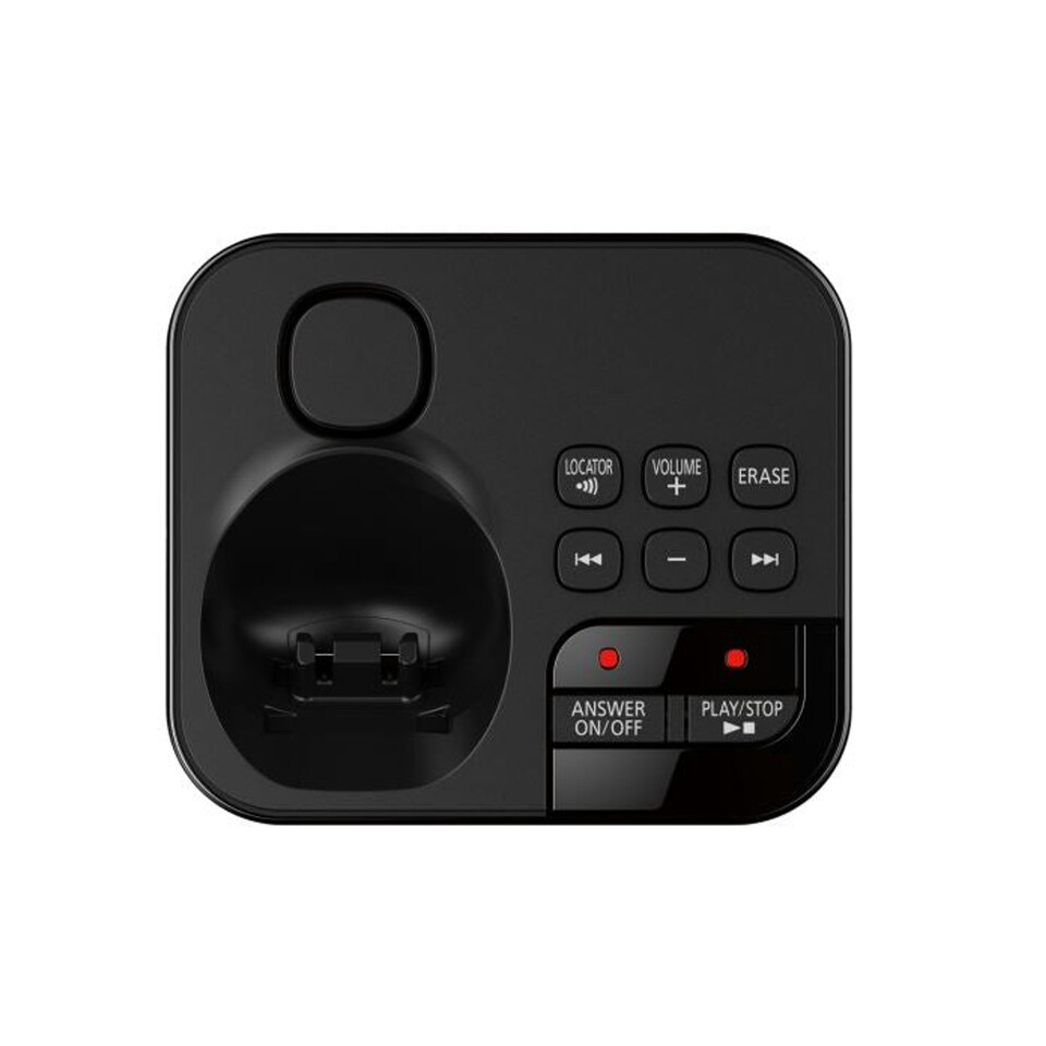 image 1 of Panasonic KX-TGC422EB Black Twin Digital Cordless Phone - Box Damaged