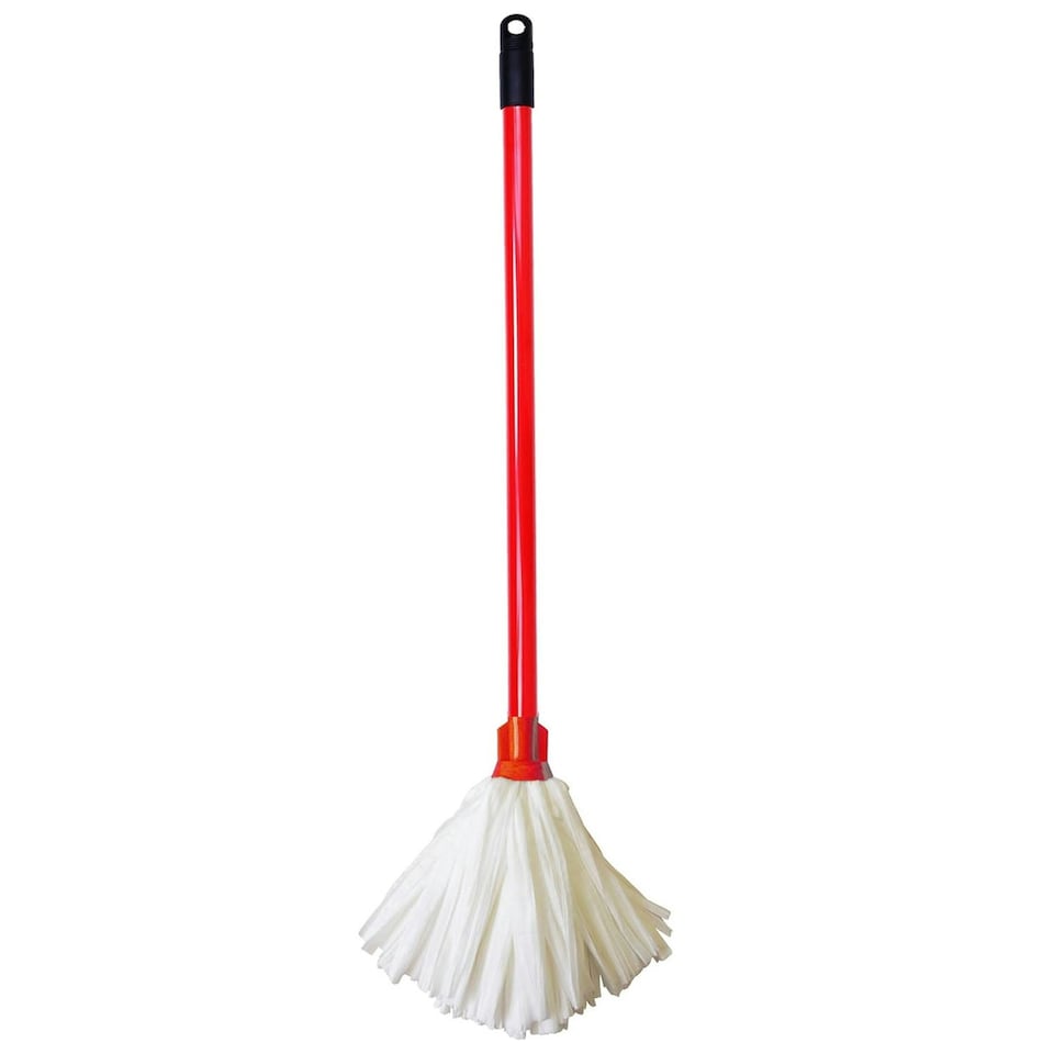 image 1 of 1 x Strip Flock Mop Head Super Absorbent Home Office & Commercial Floor Mop With Handle