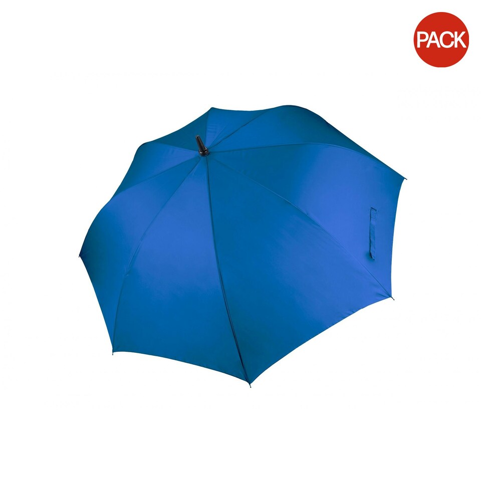 image 1 of Kimood Unisex Large Plain Golf Umbrella (Pack Of 2) - Royal Blue - One Size