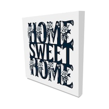 Home Sweet Home (Canvas Print) 127 x 127 x 4cm
