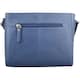 image 2 of Cross Body Shoulder Genuine Soft Leather Pocket Detail Handbag Blue | Autumn Ink Blue